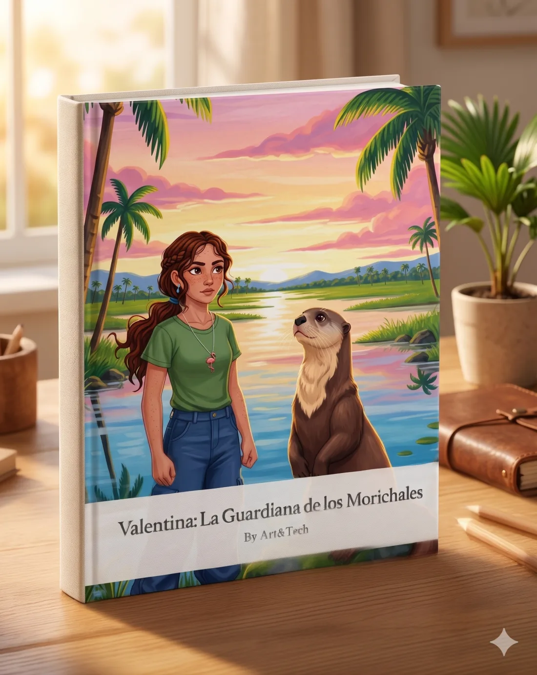 Cuento personalizado Valentina: La Guardiana de los Morichales, aventura en los llanos colombianos