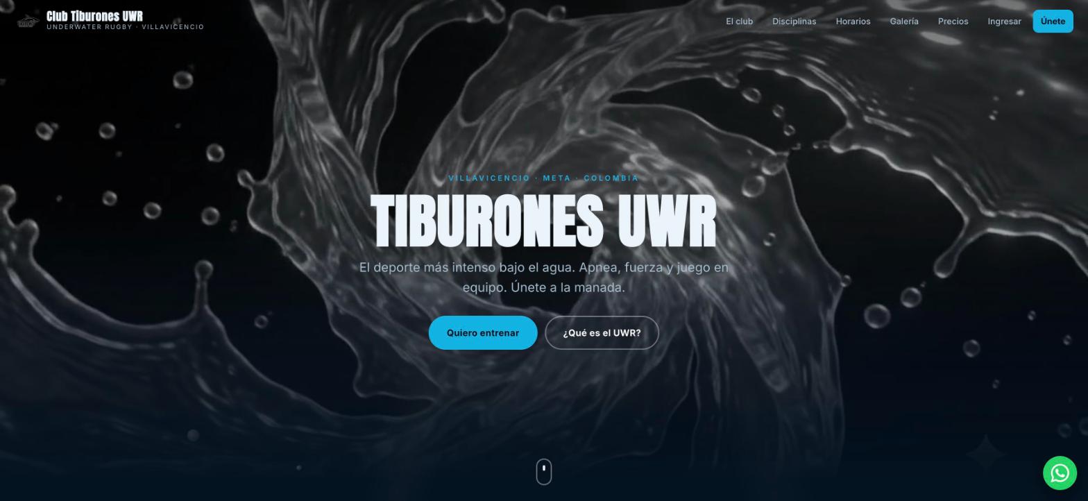 Y el sitio web del club
